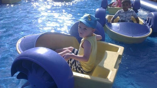Waterpeddlerz in pool