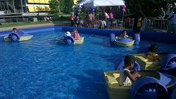 Waterpeddlerz in pool